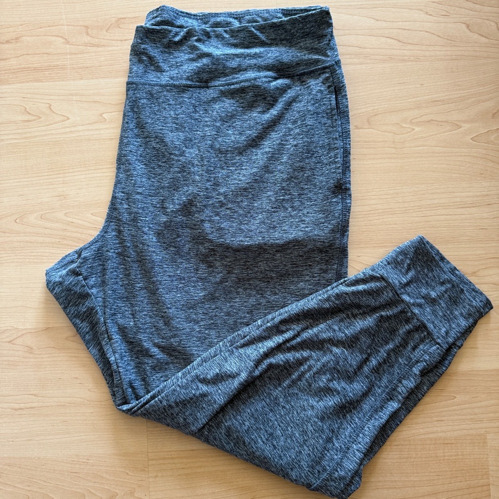 Activ8 Women’s Heather Gray Joggers Casual Activewear w/Cuffed Ankles, Size XXL